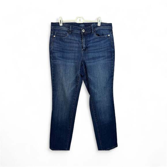 J.Jill Denim - J.Jill Womens Blue Authentic Fit Slim Ankle Jeans Size 10